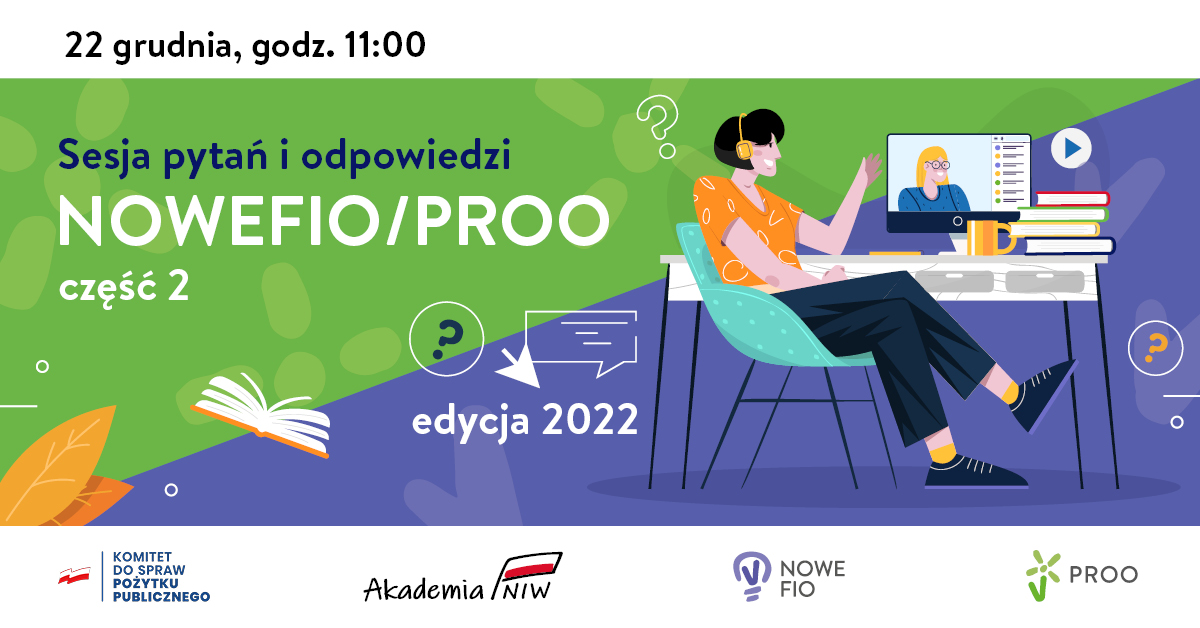NOWEFIO i PROO, edycja 2022 || Pytania i odpowiedzi