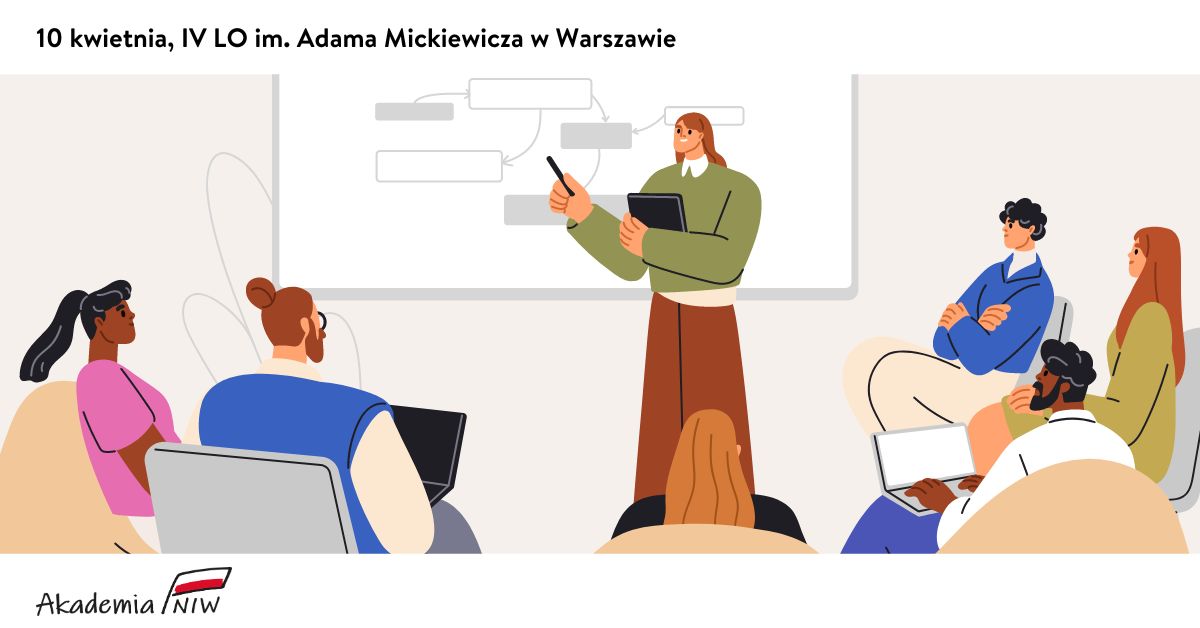Spotkanie z uczniami IV LO im. Adama Mickiewicza w Warszawie