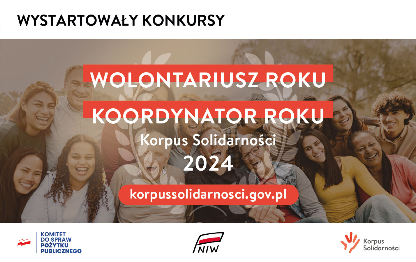 Ruszają konkursy na wybór Wolontariusza i Koordynatora Roku Korpusu Solidarności 2024