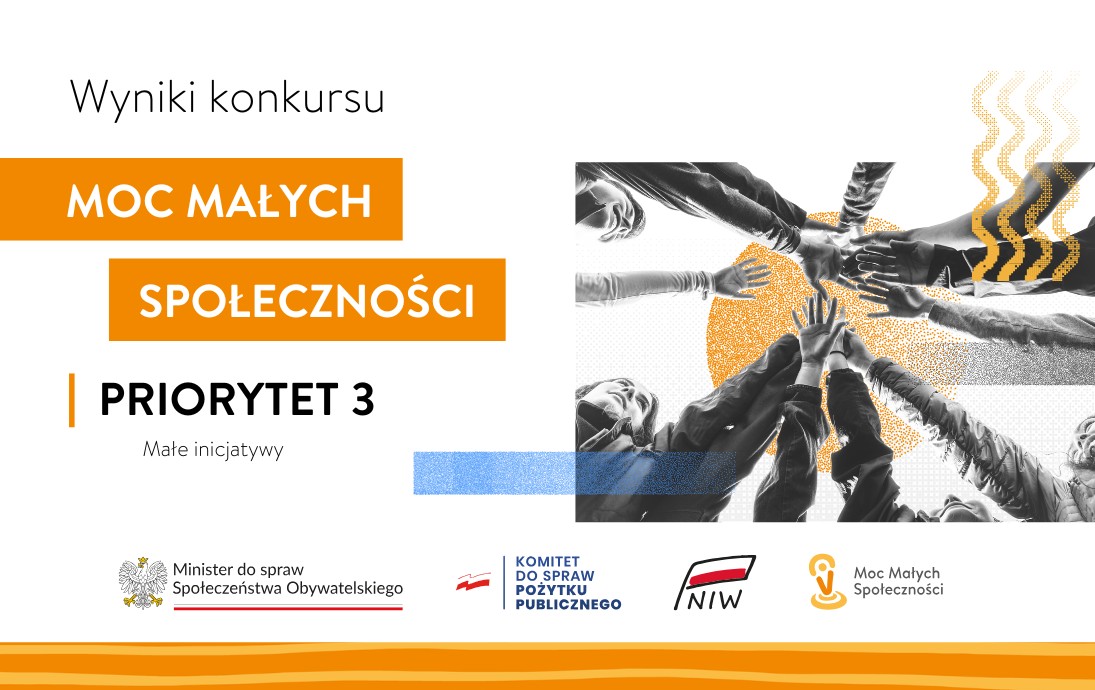 Moc Małych Społeczności: wiemy kto dostanie dotacje w Priorytecie 3