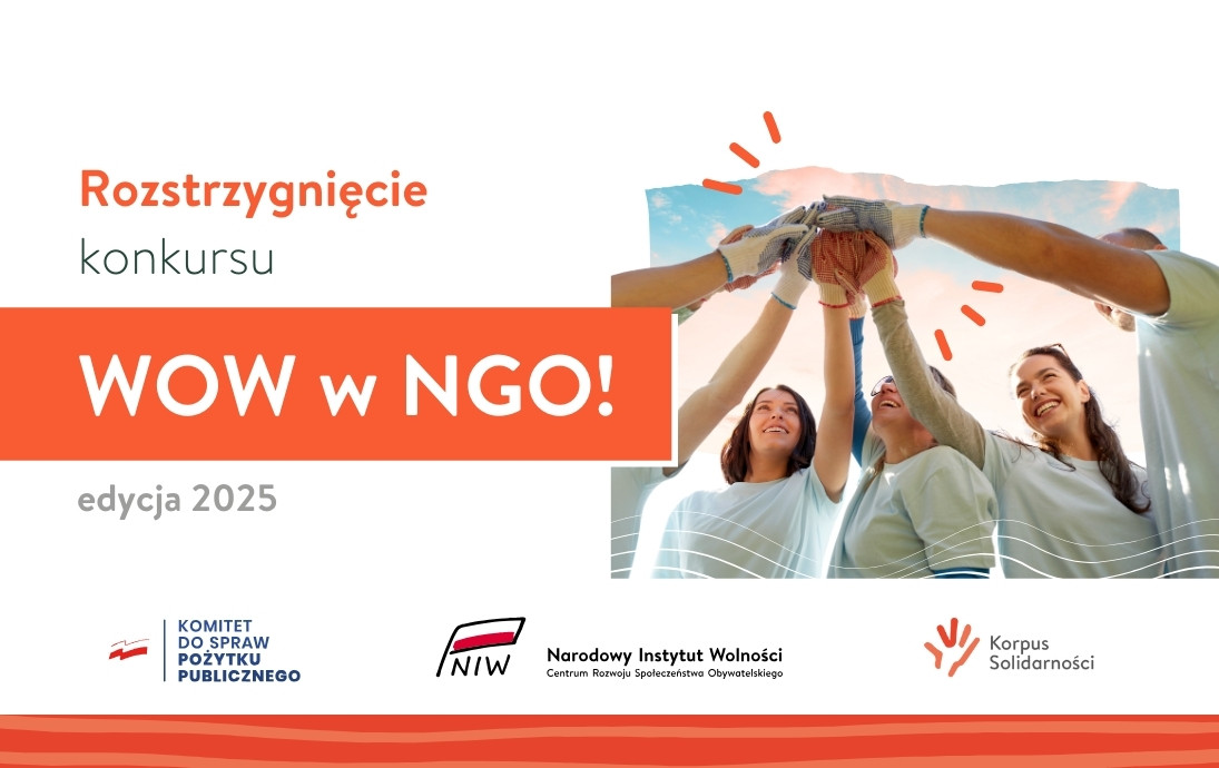 Rozstrzygnięcie konkursu WOW w NGO edycja 2025