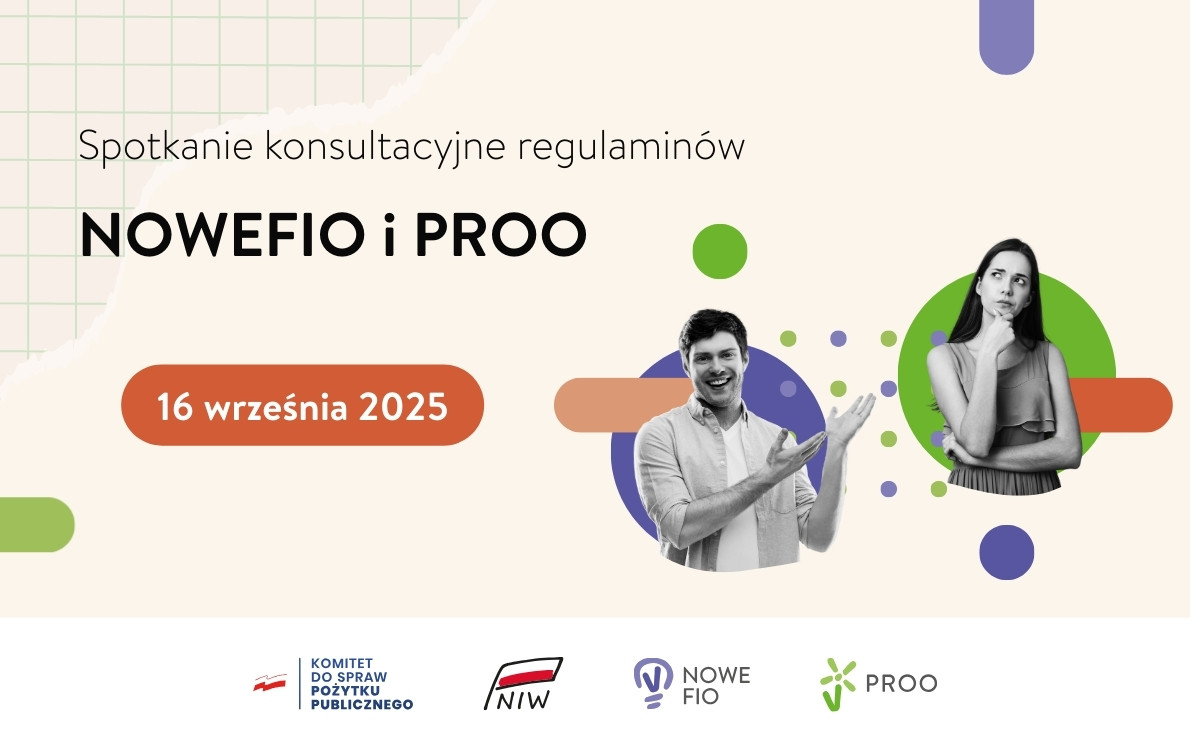 Spotkanie konsultacyjne regulaminu NOWEFIO i PROO