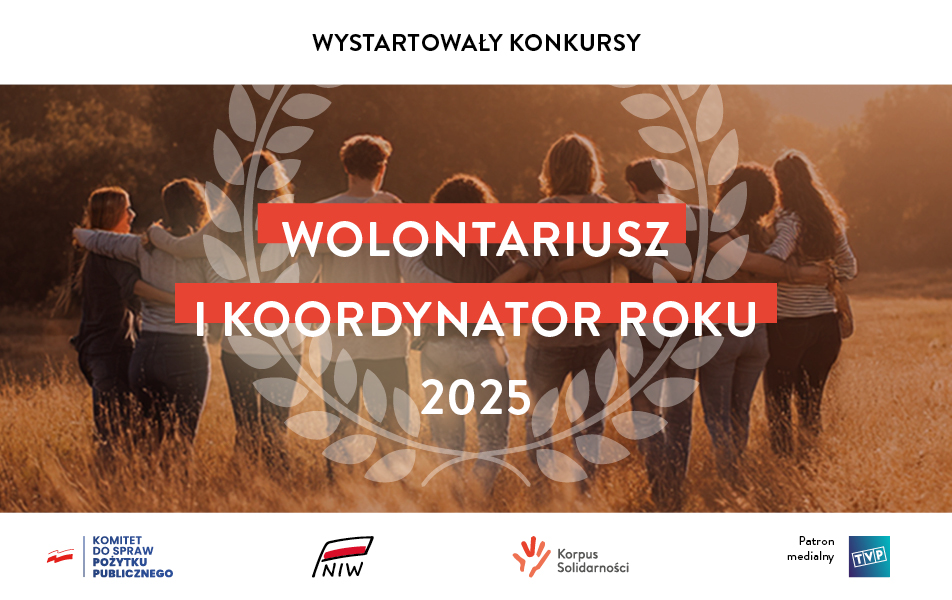Wystartowały Konkursy Wolontariusz i Koordynator Roku 2025 www