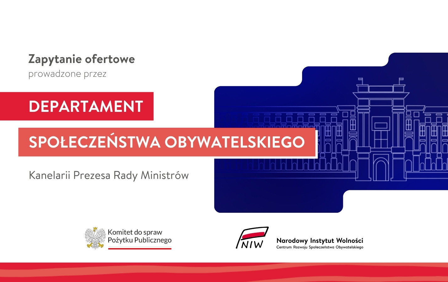 Zapytanie ofertowe Departamentu Społeczeństwa Obywatleskiego KPRM grafika www