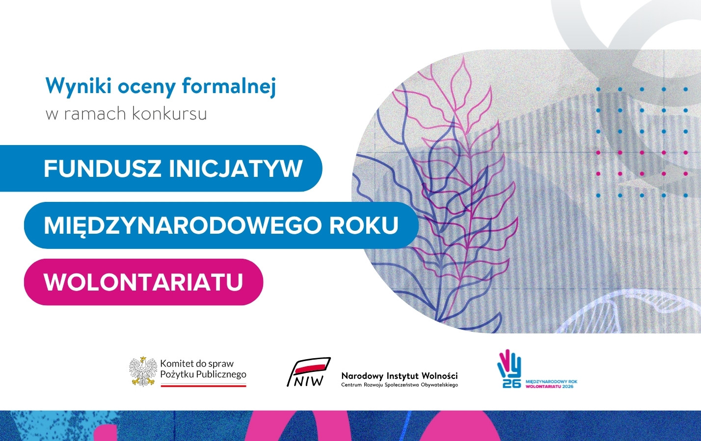 Ocena formalna oraz ocena strategiczna wniosków złożonych w konkursie Funduszu Inicjatyw Międzynarodowego Roku Wolontariatu