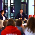 Marlena Maląg, Minister Pracy i Polityki Społecznej; Mikołaj Pawlak, Rzecznik Praw Dziecka